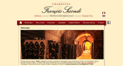 Desktop Screenshot of champagnefrancoisseconde.com